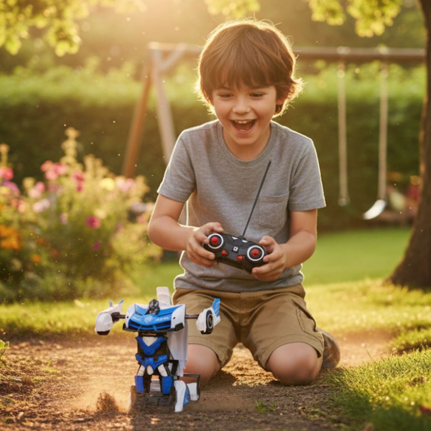 Voiture télécommandée 2 en 1 transformable – RoboSport