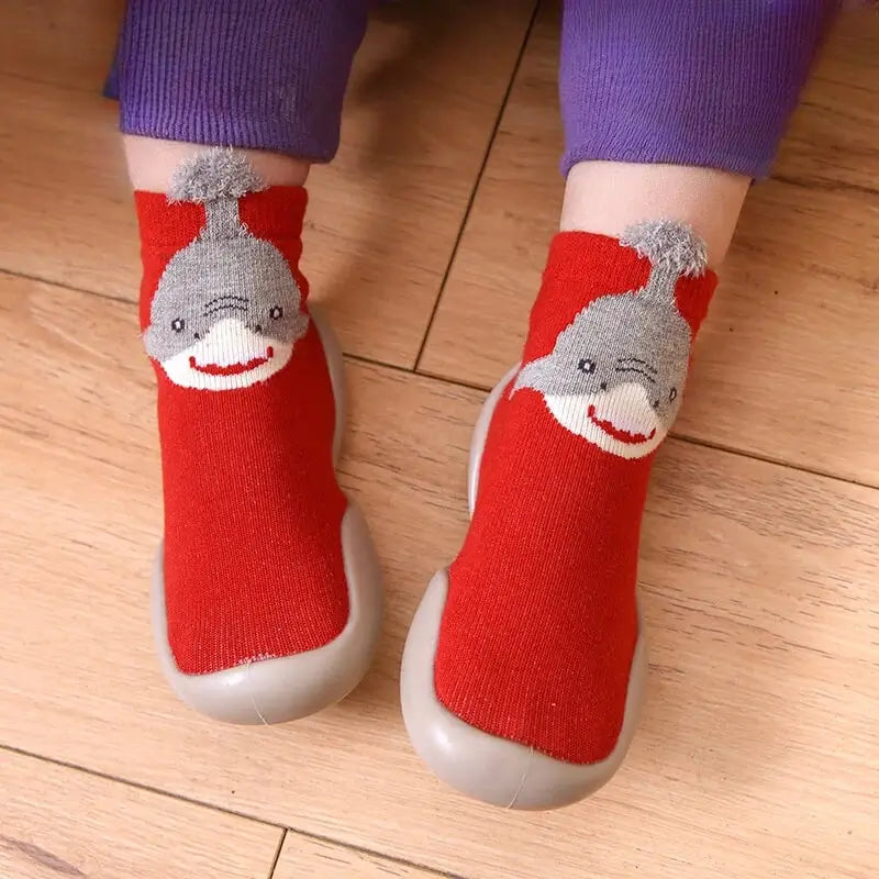 chaussure-bebe-de-marche-a-motifs-d_animaux-rouge-bebe