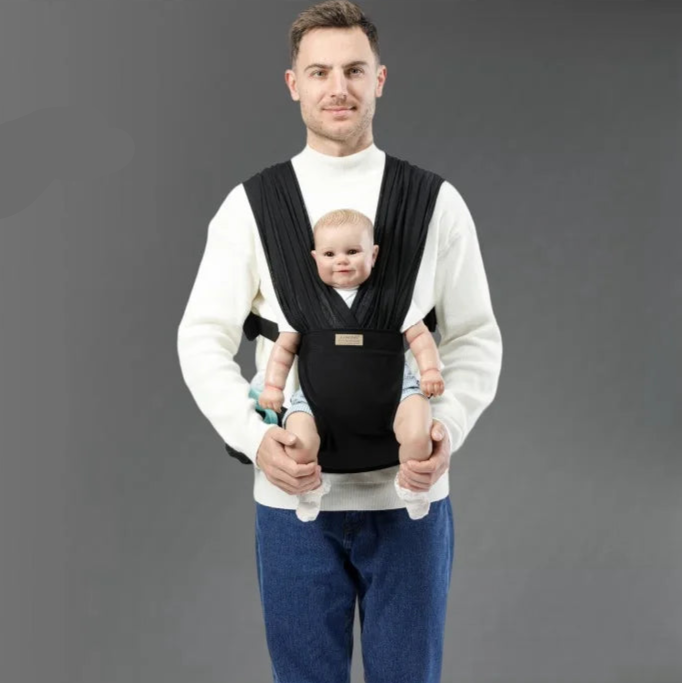 Écharpe de portage nouveau-né à poche | StashNest