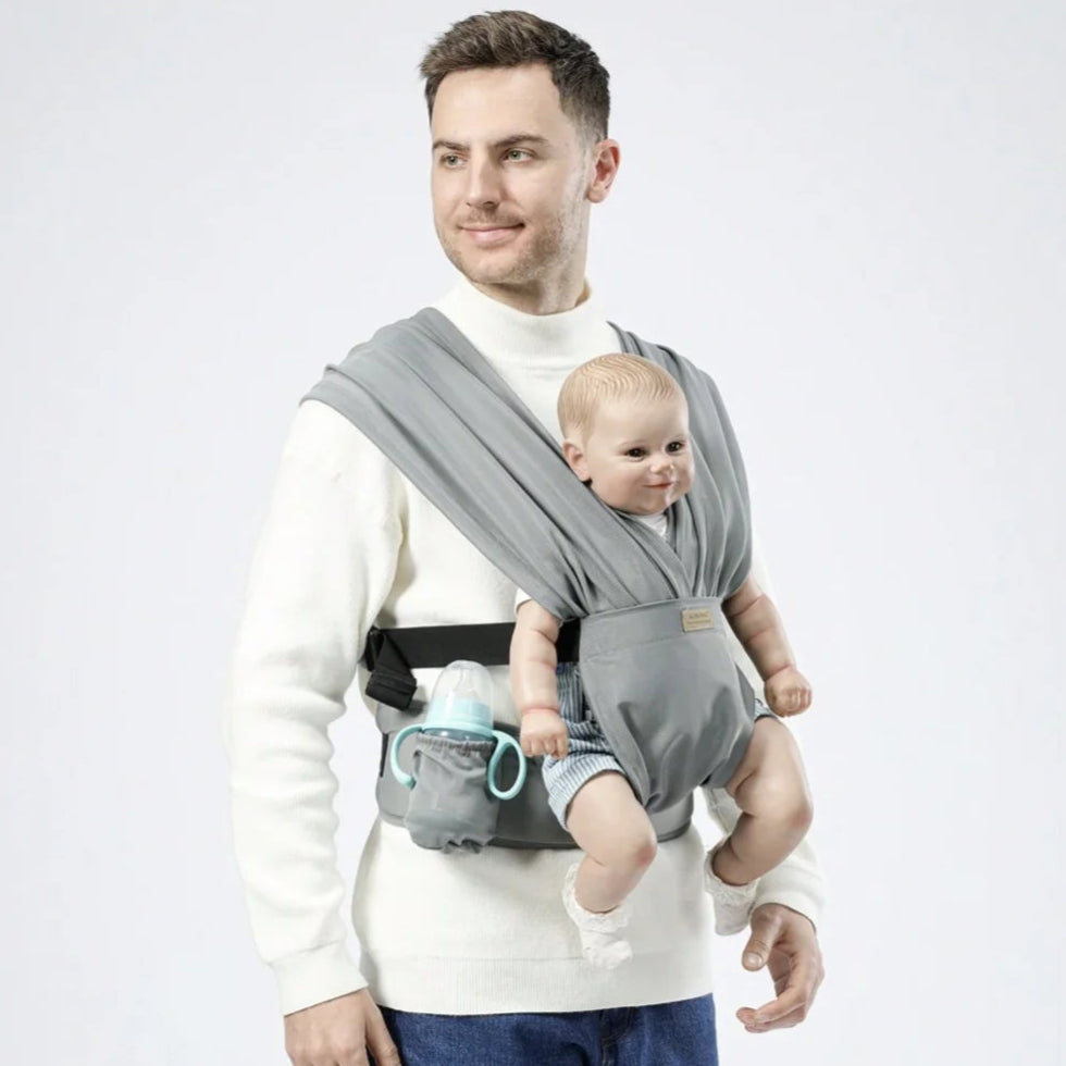 Écharpe de portage nouveau-né à poche | StashNest
