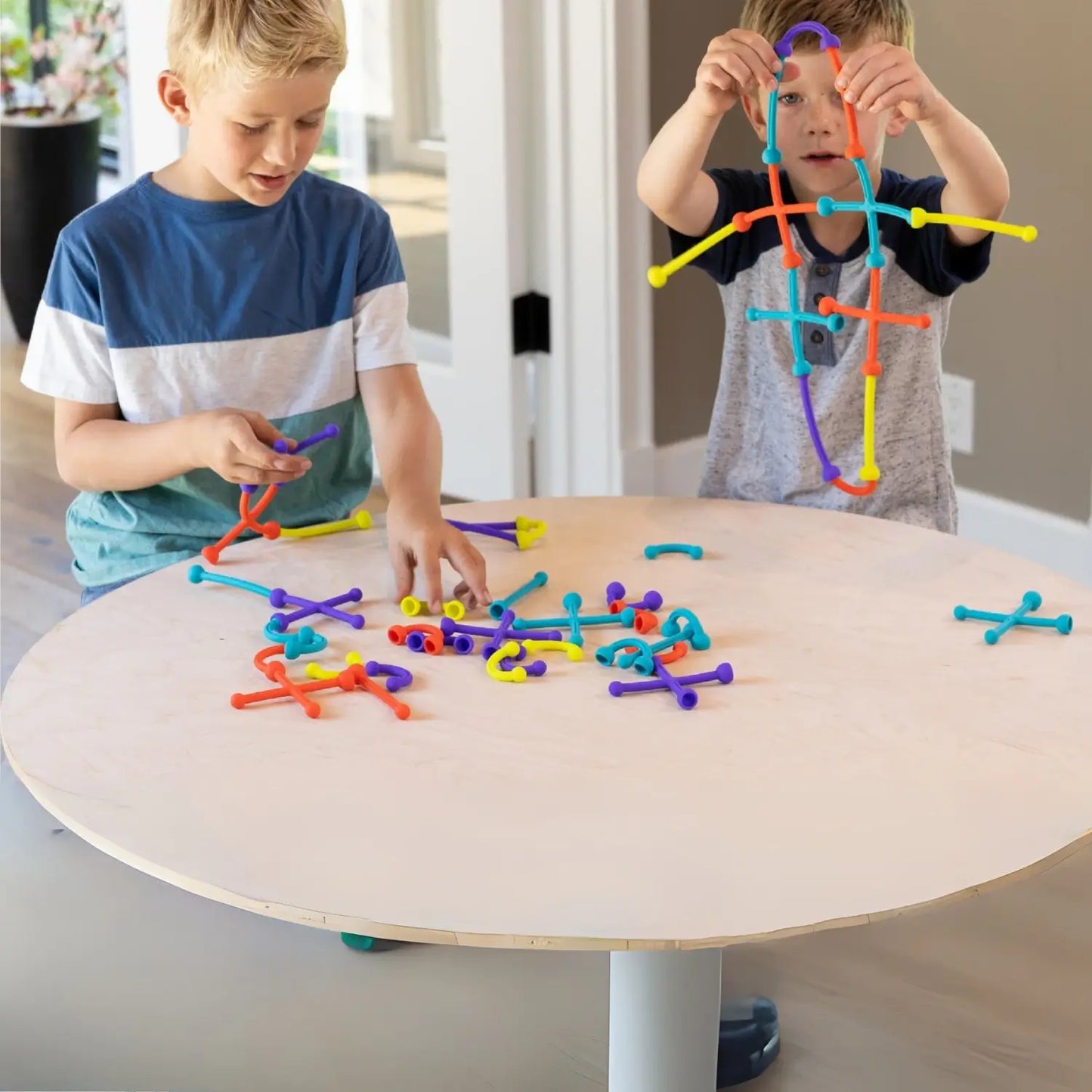 Jeu Construction d'Anneaux Sensoriels 46 pièces