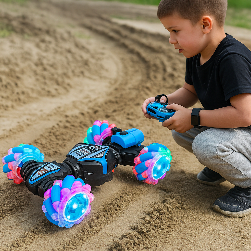 voiture télécommandée 4WD à spray lumineux – SpinJet