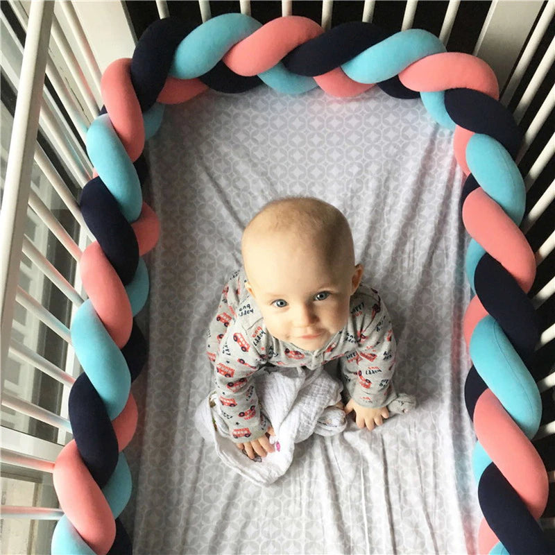 Tour de lit tressé pour bébé - Mon Adorable bebe