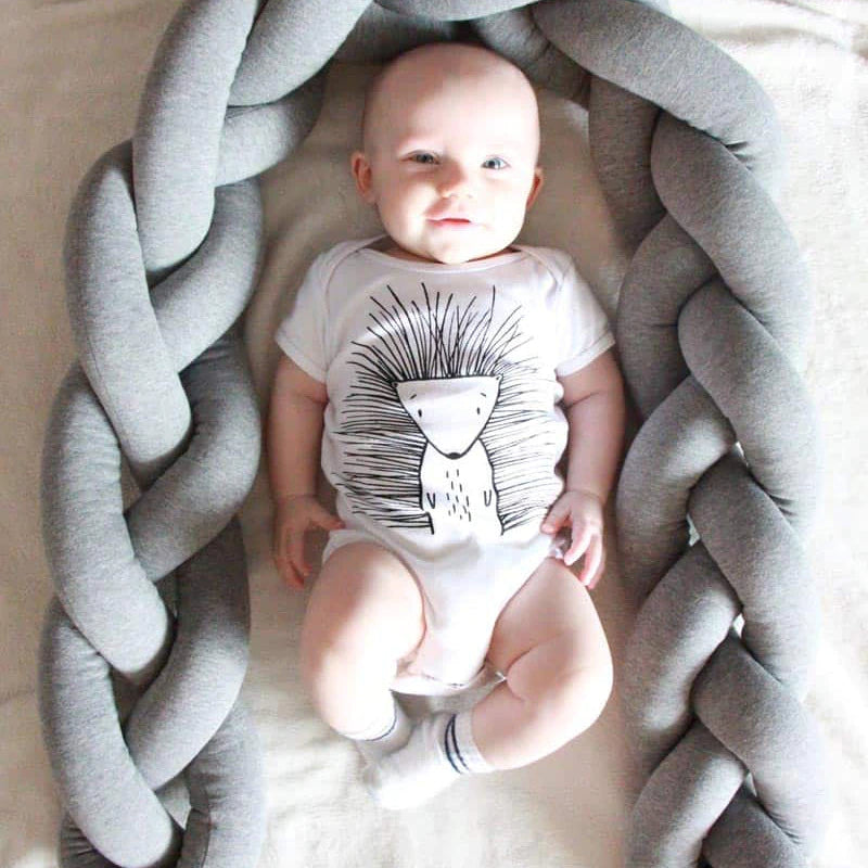 Tour de lit tressé pour bébé - Mon Adorable bebe
