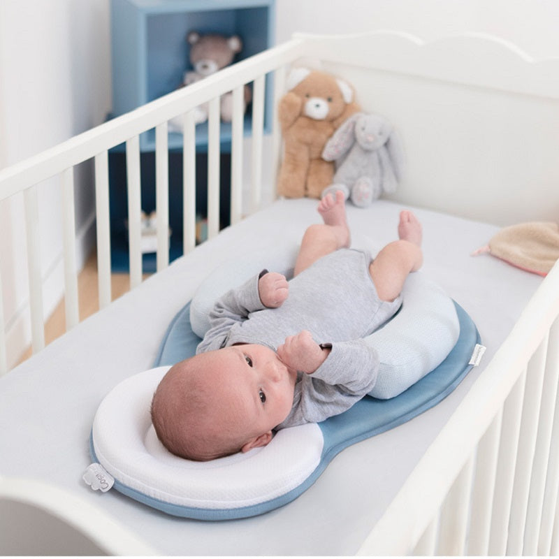 Coussin Anti Tête Plate Pour Bébé 0-12 Mois - Appui-Tête Respirant Pour Poussette Et Siège Auto