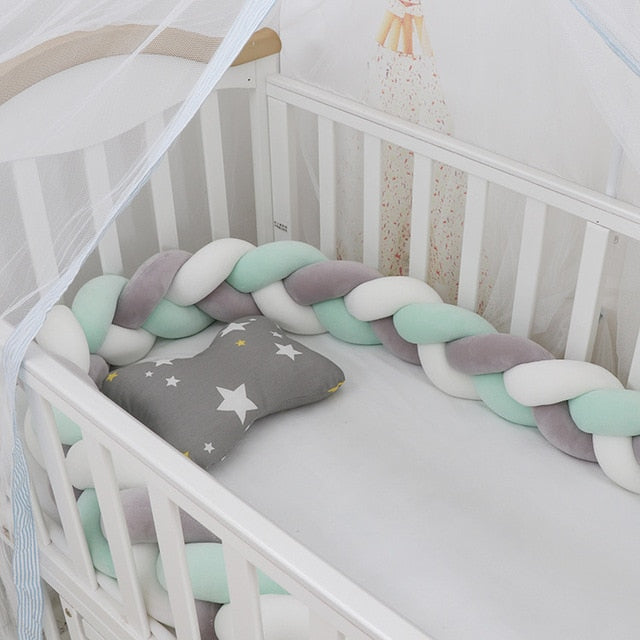 Tour de lit tressé pour bébé - Mon Adorable bebe