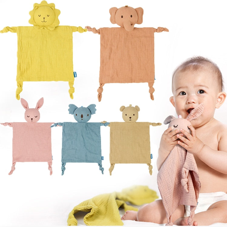 Serviette d'apaisement à motifs d'animaux - Mon Adorable bebe