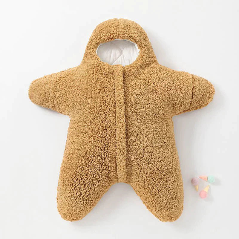 Gigoteuse bébé étoile de mer miel marron - Mon Adorable Bebe