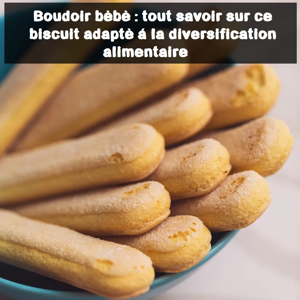 Boudoir bébé : tout savoir sur ce biscuit adapté à la diversification alimentaire