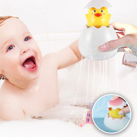 Le Jouet d'Œuf de Bain pour Bébé à Motifs Adorables : Un Moment de Bonheur dans le Bain