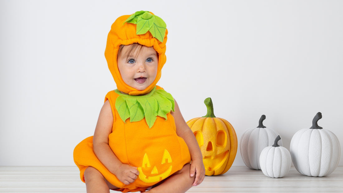 Titre : La Combinaison Citrouille PumpKid : Le Costume d'Halloween Indispensable pour Bébé