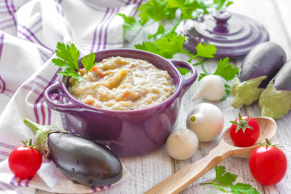 purée aubergine bébé