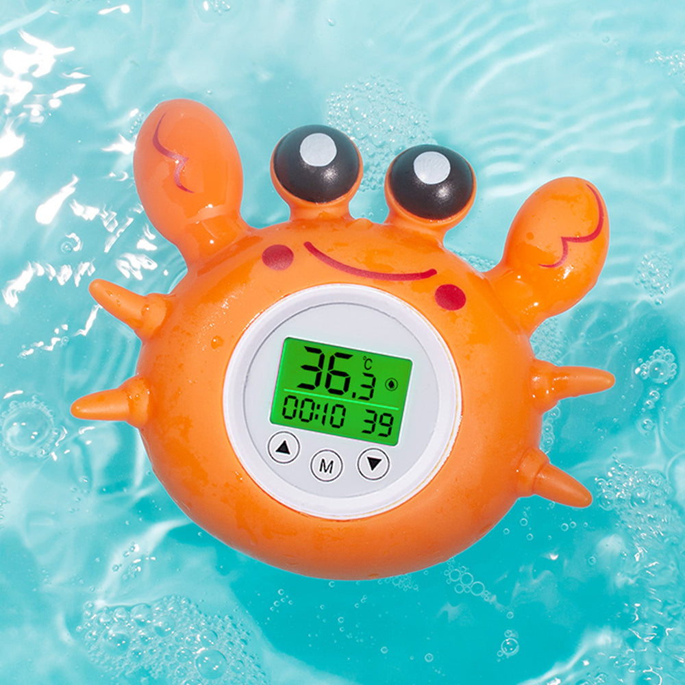 Thermomètre de Bain en Forme de Crabe pour Bébé : Un Must-Have pour une Routine de Baignade Amusante et Sûre
