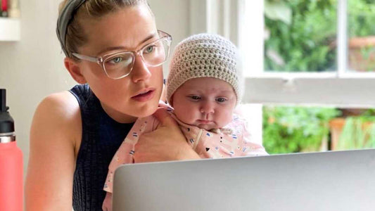 amber heard et son bébé