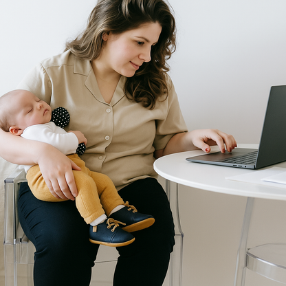 Chaussures en Cuir pour Bébé