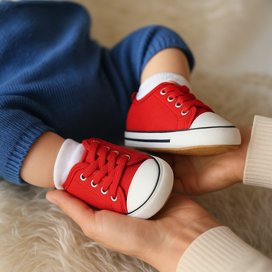 Chaussure bebe premier pas en Toile | SoftStart