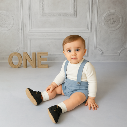 Chaussure bebe en cuir solide | CozyWalk