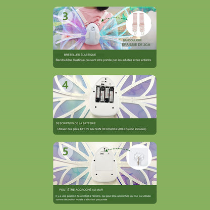 Ailes de papillon Lumineuses pour Filles - Mon Adorable Bébé