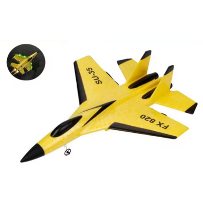 Avionradiocommandeenmousse-jaune