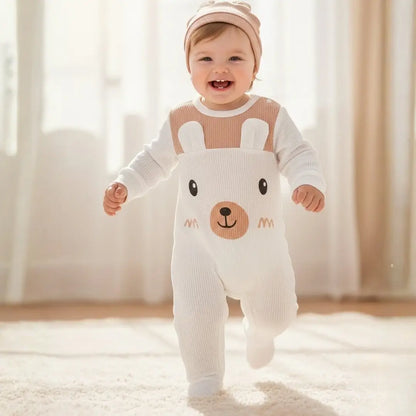 Barboteuse bébé à oreilles d'ours