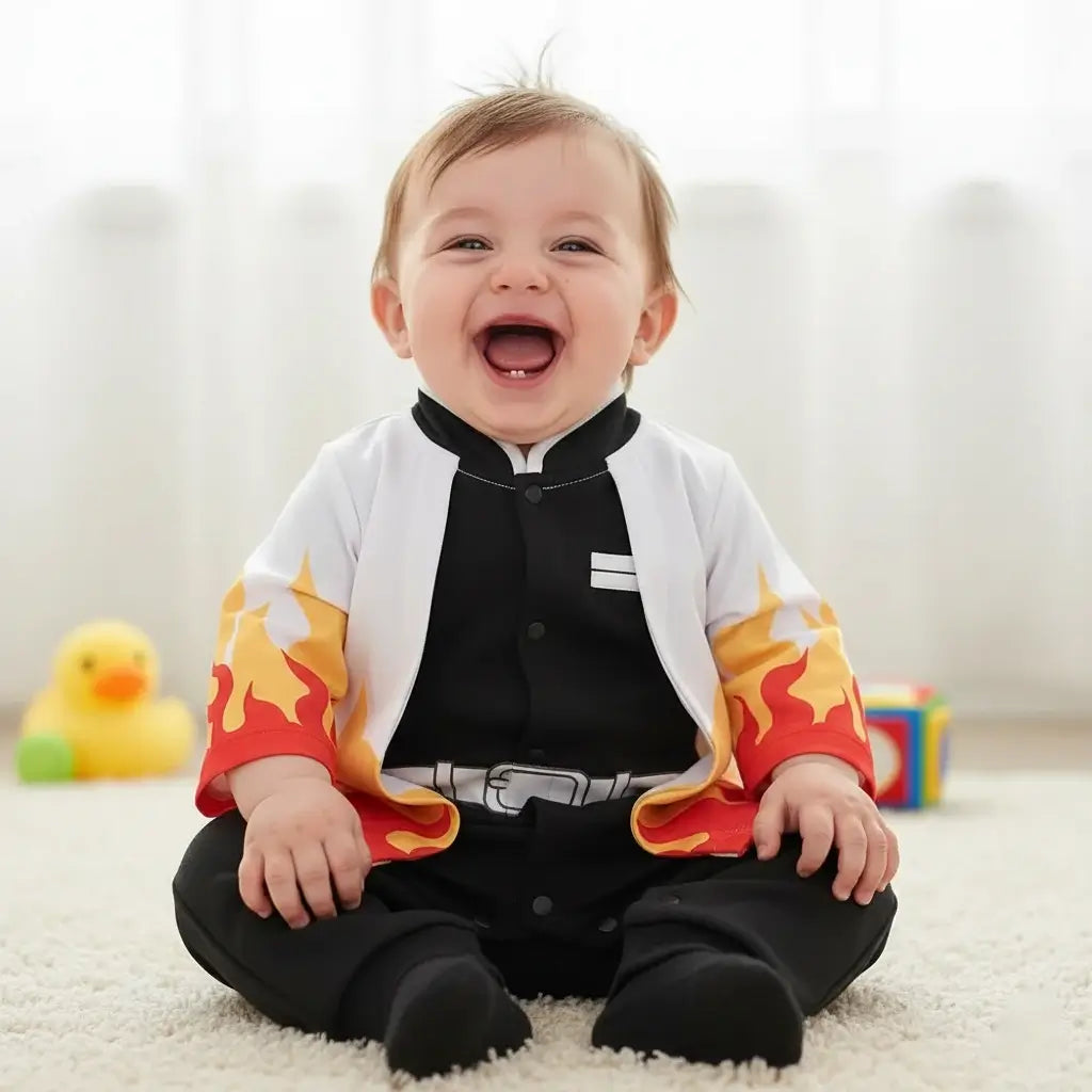 Barboteuse Tueur de Démons pour bébé Rengoku