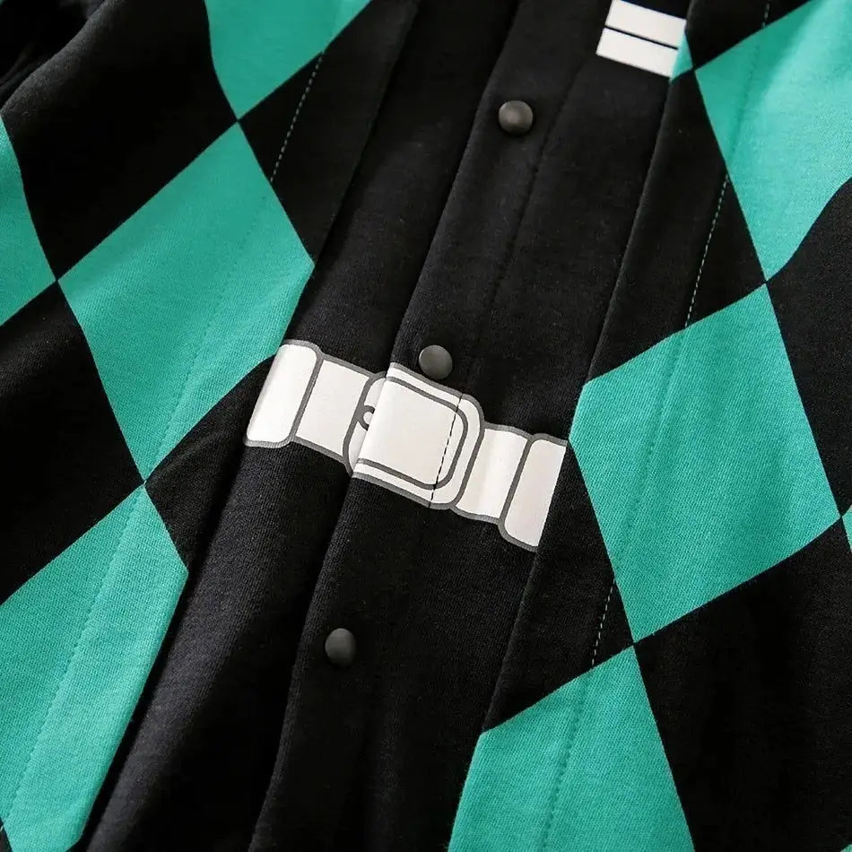 Barboteuse Tueur de Démons pour bébé Tanjiro ceinture