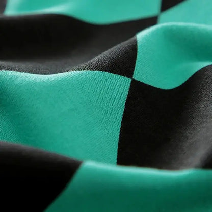 Barboteuse Tueur de Démons pour bébé Tanjiro détails