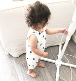 Barboteuse Bébé Sans Manches à Motifs Adorables - Mon Adorable Bébé