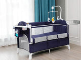 Berceau Lit Cododo pour Bébé Bleu marine - Mon Adorable Bébé