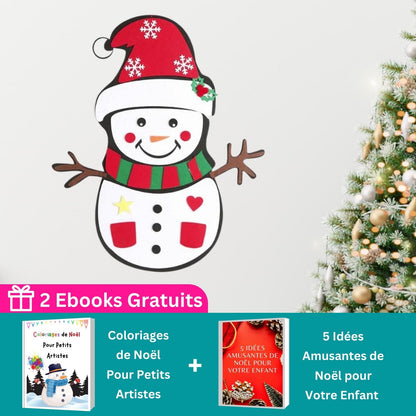 Bonhomme de Neige Montessori pour Enfants