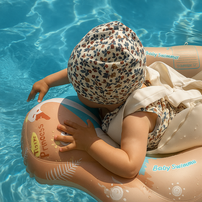 Bouée Gonflable à Ombrelle  Bébé dans la piscine