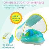Bouée Gonflable à Ombrelle Anti UV pour Bébé - Mon Adorable Bébé