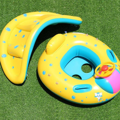 Bouée à Pare Soleil Gonflable pour Bébé - Mon Adorable Bébé