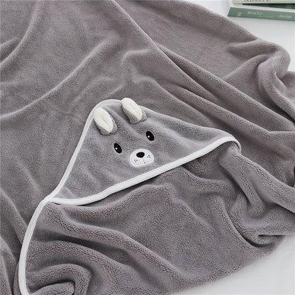 Cape de Bain Bébé à Motif d'animaux - Mon Adorable Bébé