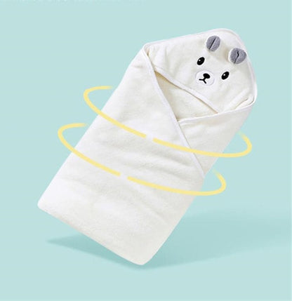 Cape de Bain Bébé à Motif d'animaux - Mon Adorable Bébé