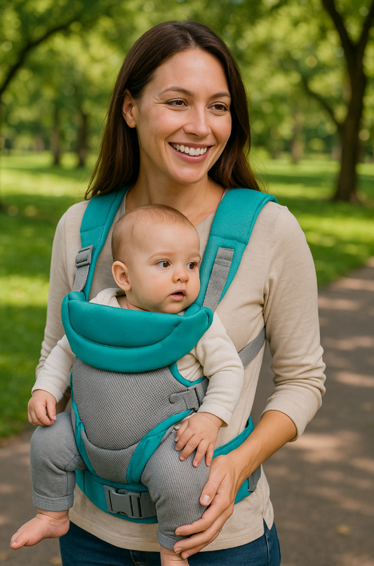 Porte bebe dorsale à double épaule | DualBack