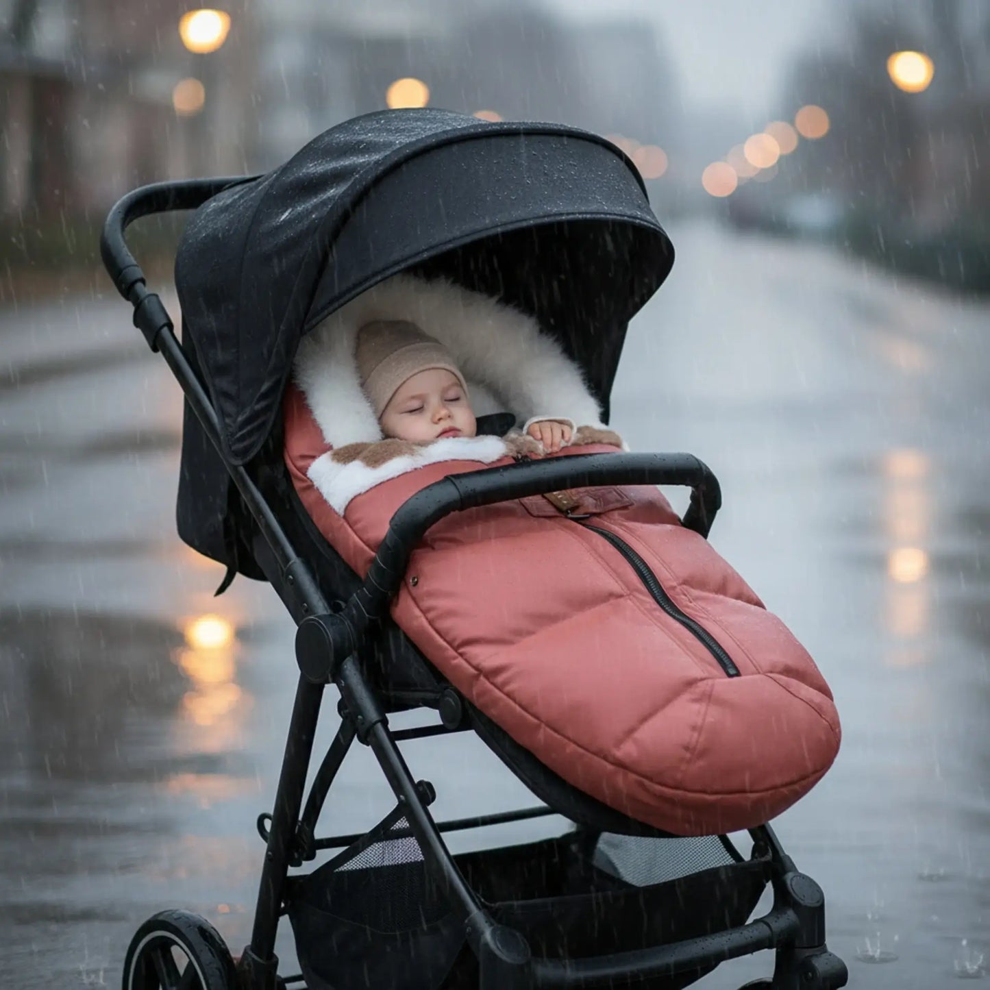 Chancelière universelle pour bébé rouge