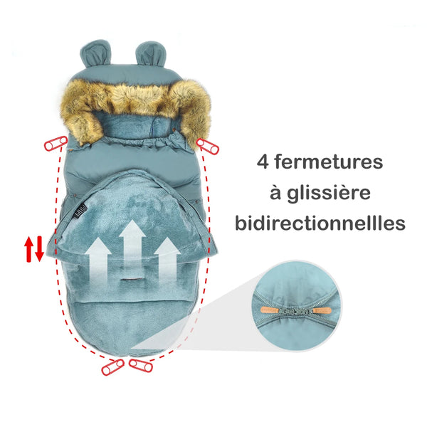 Chancelière en Doudoune pour Bébé - Mon Adorable Bébé