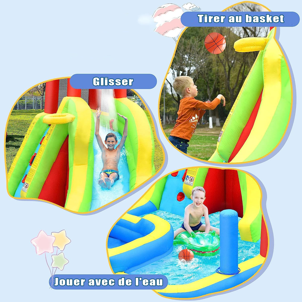 Château gonflable soufflerie et toboggan enfants Château gonflable soufflerie et toboggan enfants