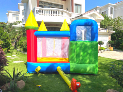 Chateau gonflable avec toboggan | SlipBounce