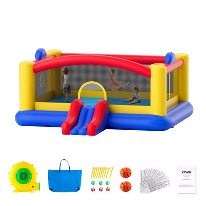 Chateau gonflable enfant à filet | PlayNet