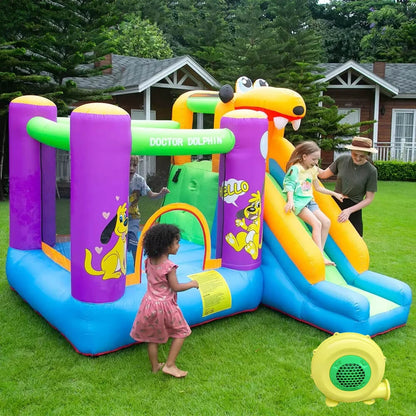 Chateau gonflable enfant à toboggan | FunSlip