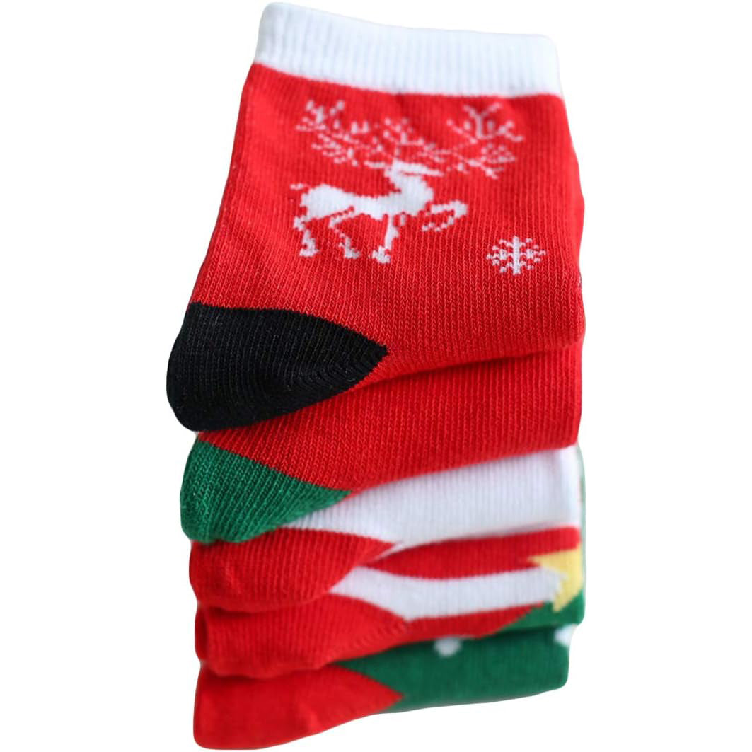 Chaussettes de Noël pour bébé | Pack de 5