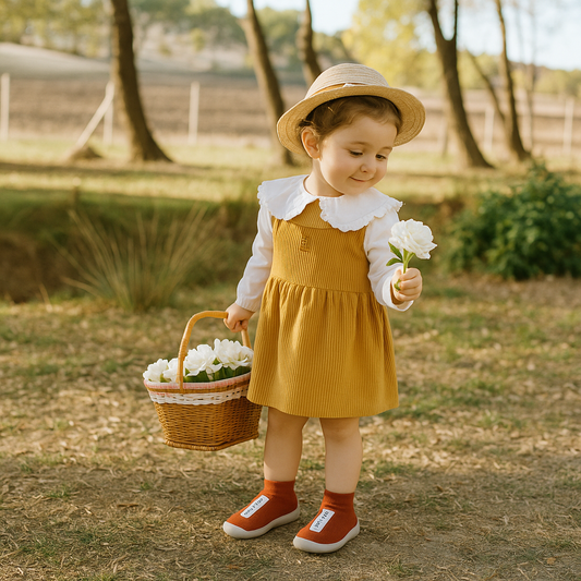 Chaussure bébé a semelle souple