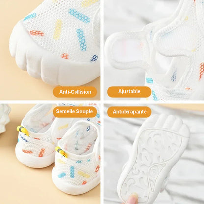 Chaussures en Maille Respirante pour Bébé - caractéristiques
