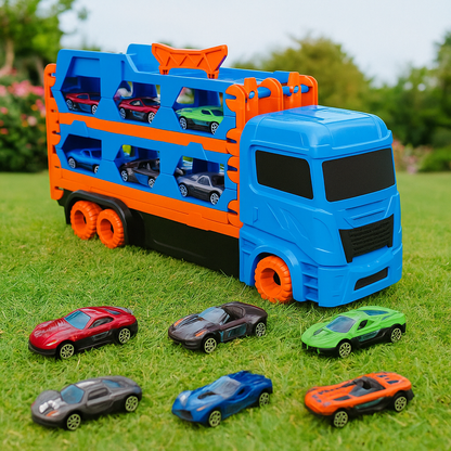 Circuit voiture 2-en-1 camion et piste | DualDrive