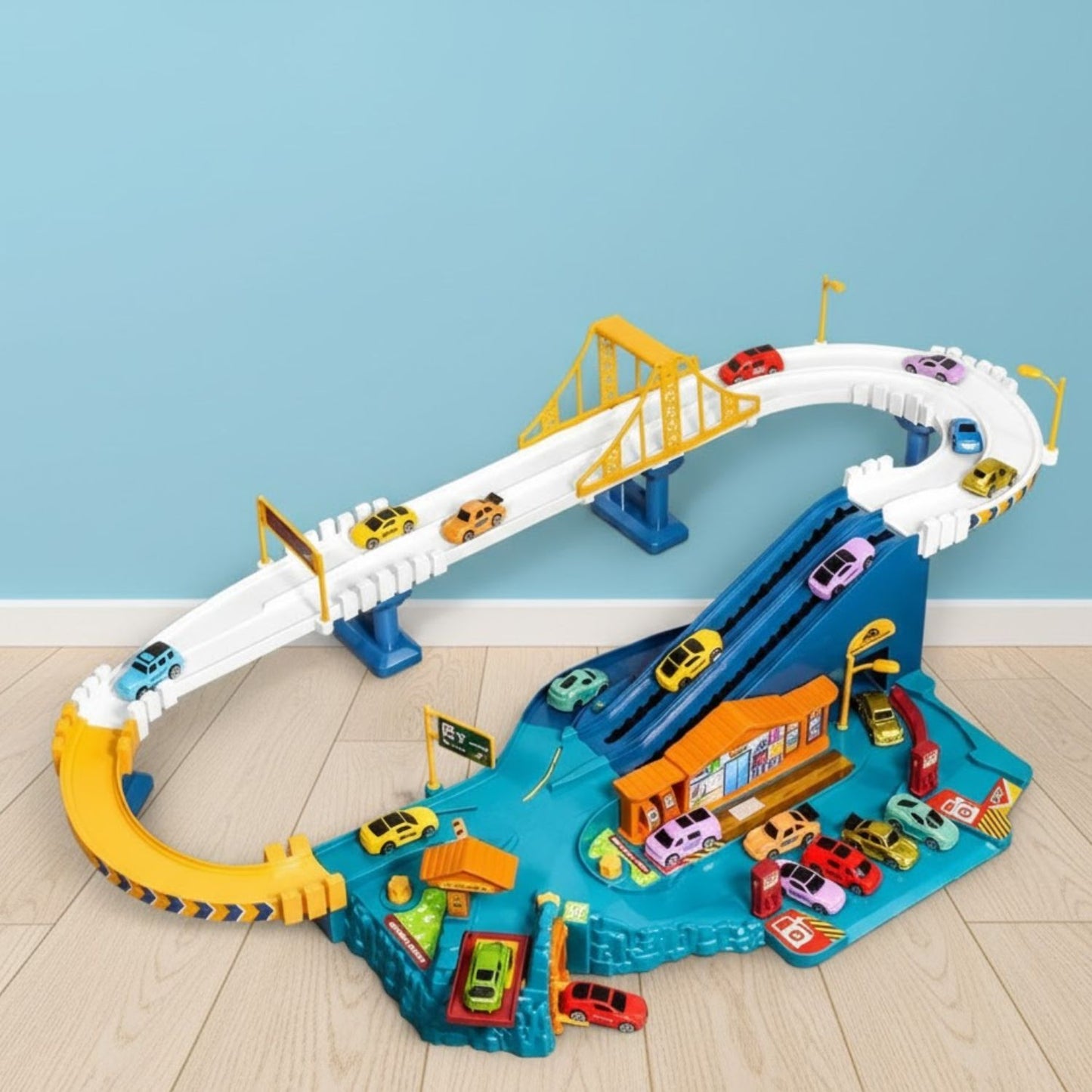 Circuit voiture electrique avec voitures lumineuses | GlowRace