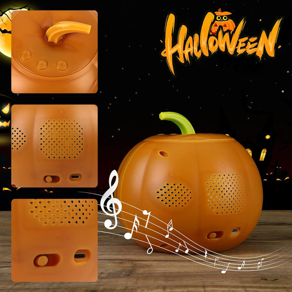Citrouille Parlante Interactive pour Halloween - Mon Adorable Bébé