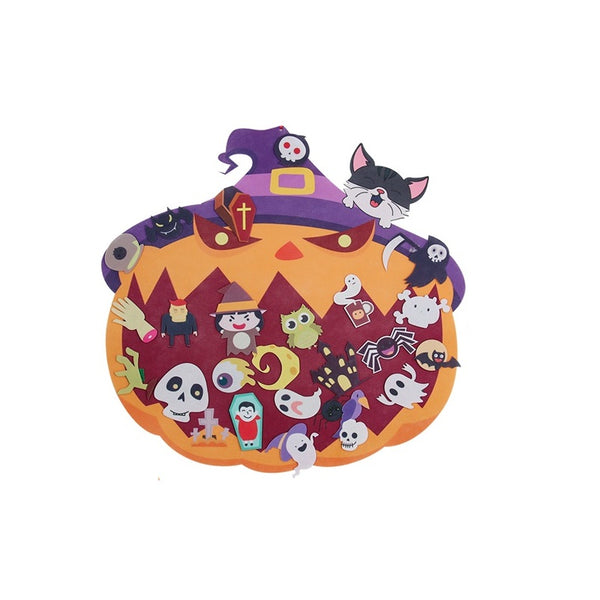 Citrouille d'Halloween Montessori pour Enfants Modèle 2 - Mon Adorable Bébé