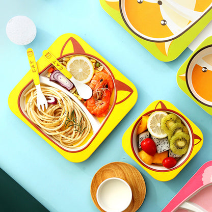 Coffret Repas Bébé à Motifs d'Animaux - Mon Adorable Bébé